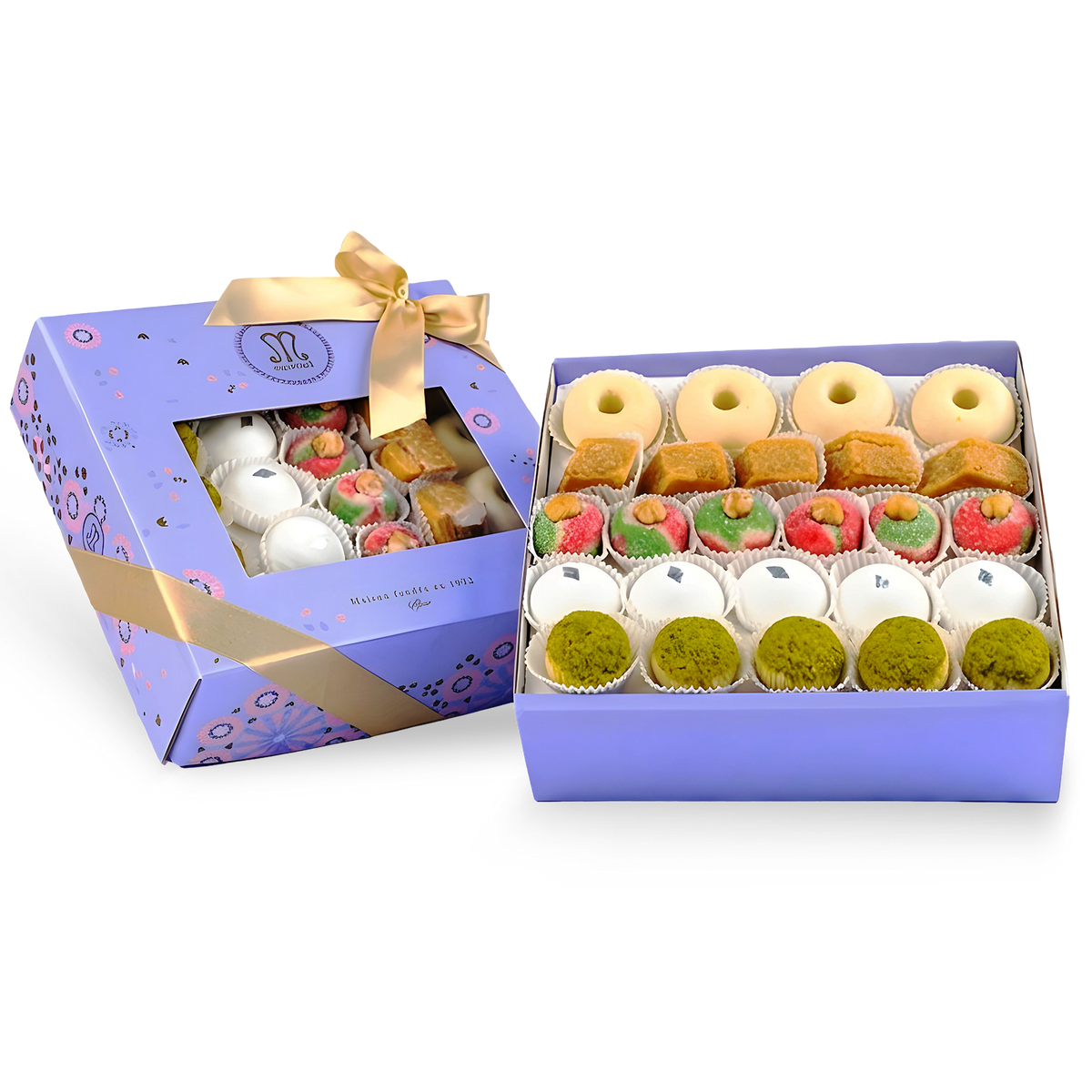 ASSORTED ALMOND PASTRY GIFT BOX – 1KG TUNISIAN SWEETS