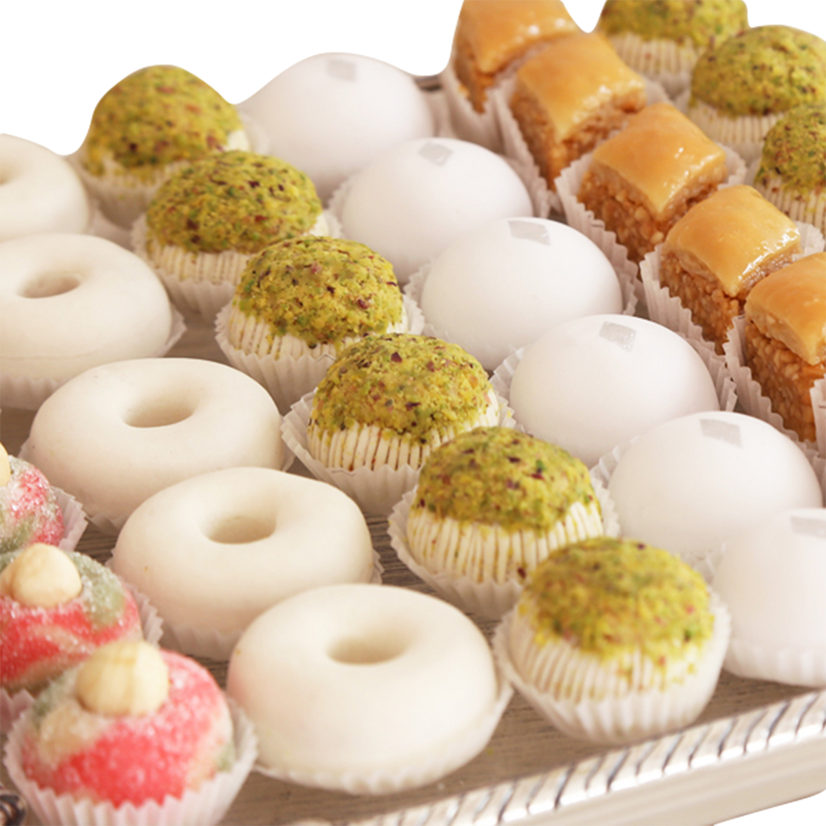 ASSORTED ALMOND PASTRY GIFT BOX – 1KG TUNISIAN SWEETS