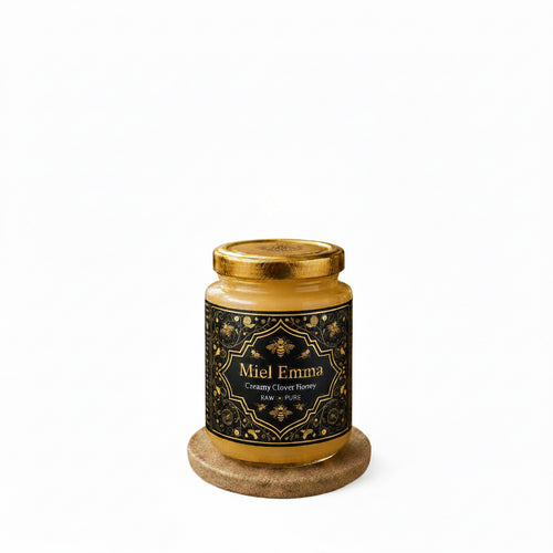 Miel de trèfle crémeux