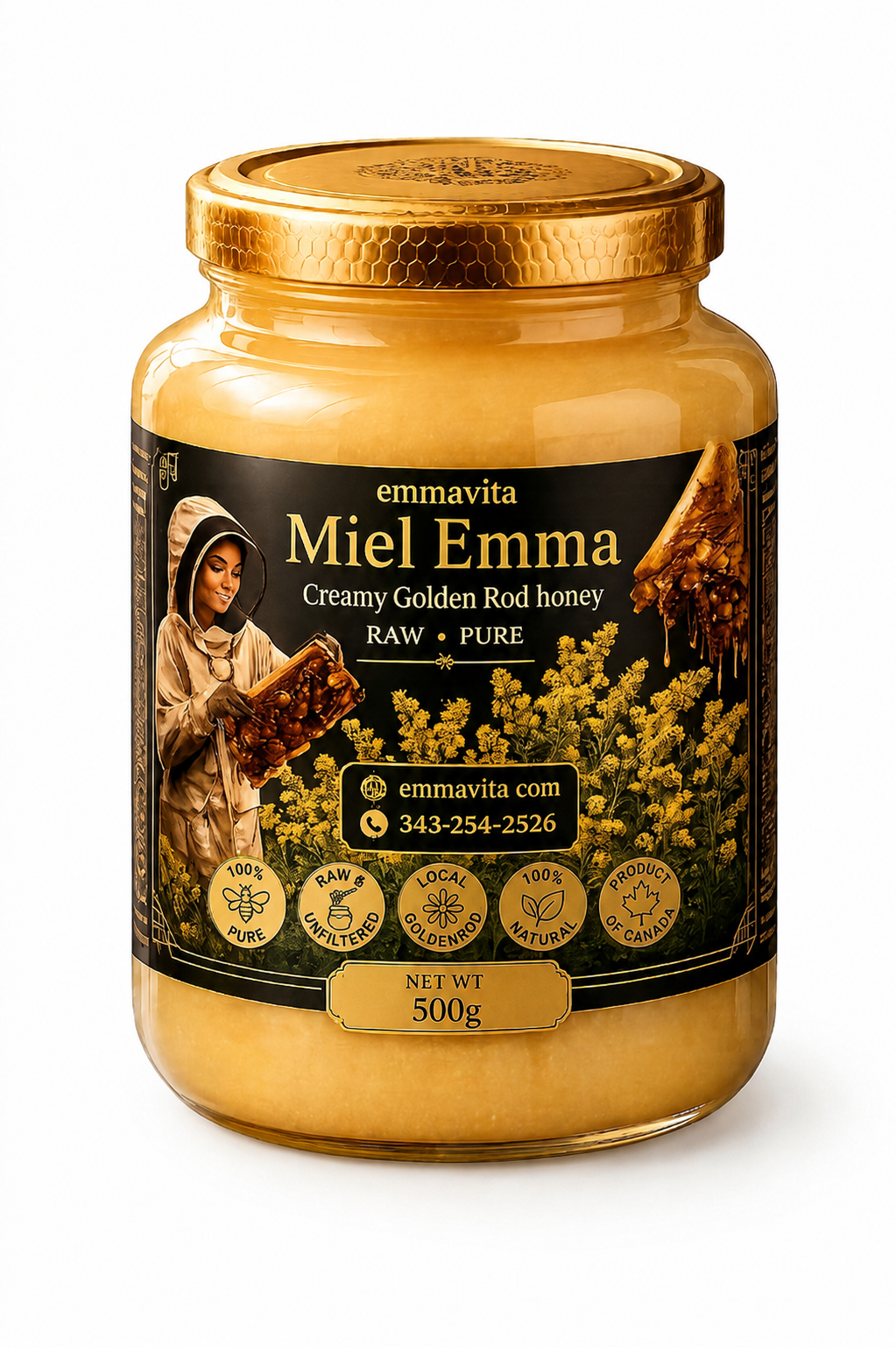 Creamy Golden Rod Honey