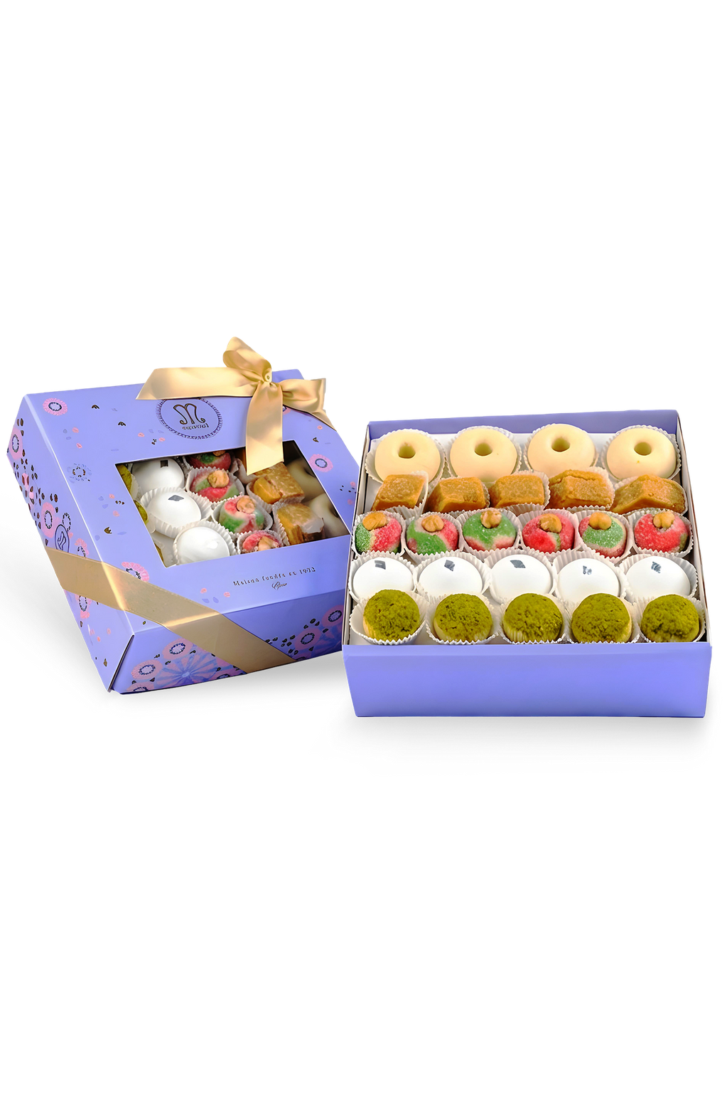 ASSORTED ALMOND PASTRY GIFT BOX – 1KG TUNISIAN SWEETS