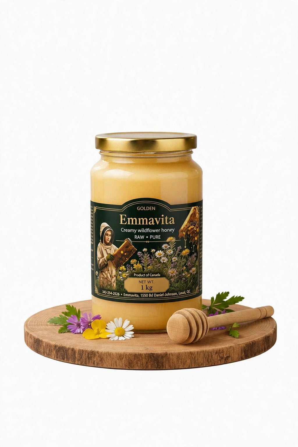 Creamy Wild Flowers Honey