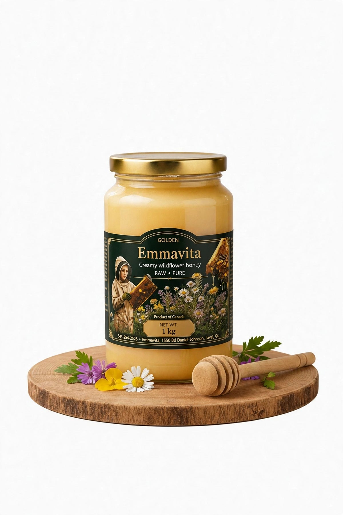Creamy Wild Flowers Honey
