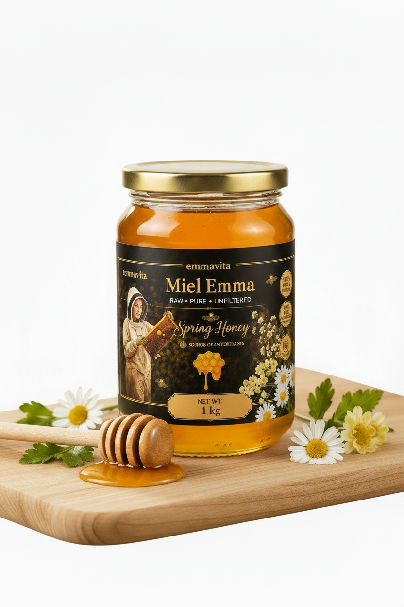 Miel de printemps brut