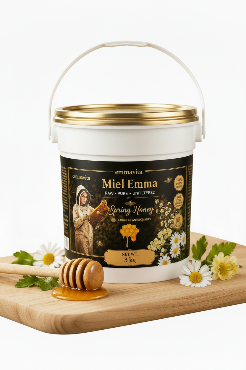 Miel de printemps brut
