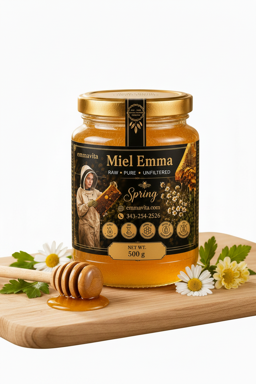 Miel de printemps brut
