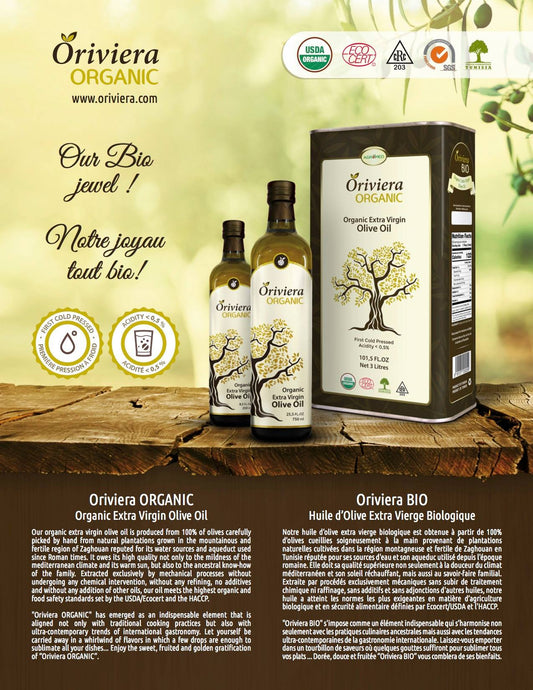 Oriviera Extra Virgin Olive Oil – 3L